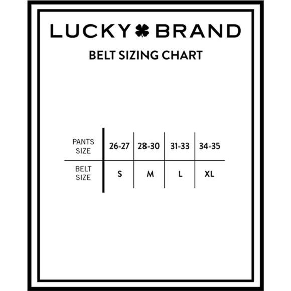 Lucky Brand Women\'s Perforated Leather Belt